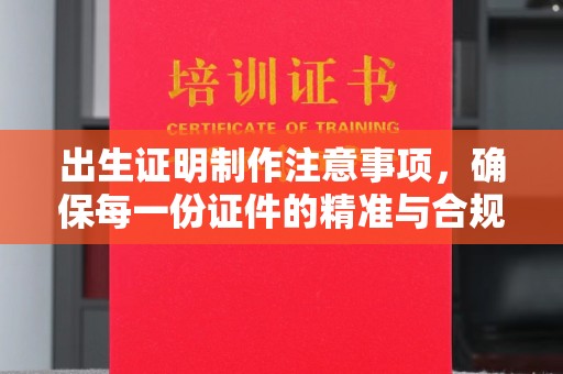 洱源出生证明制作注意事项，确保每一份证件的精准与合规