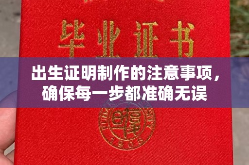 洱源出生证明制作的注意事项，确保每一步都准确无误