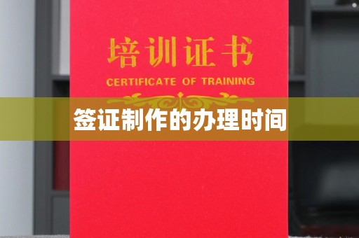 洱源签证制作的办理时间