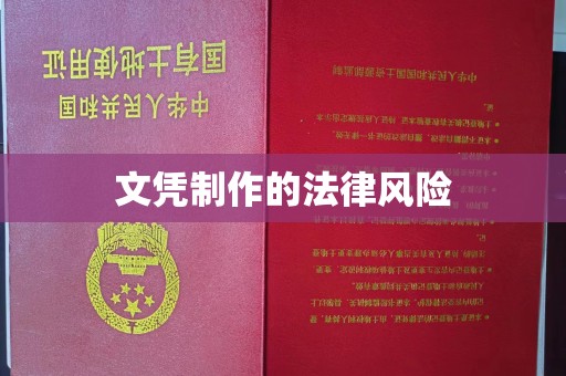 洱源文凭制作的法律风险