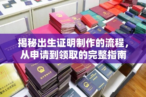 洱源揭秘出生证明制作的流程，从申请到领取的完整指南